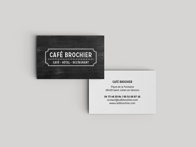 Café Brochier branding brand identity branding identity logo logotype