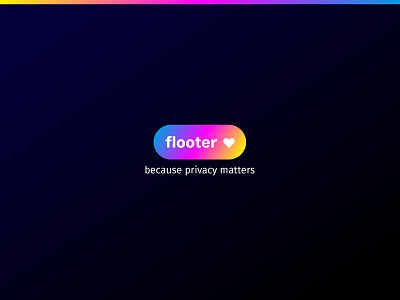 flooter - idendity brand identity branding dating logo logotype