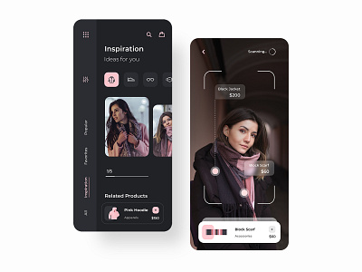 Fashion and lifestyle app app clothing concept design e commerce fashion homepage lifestyle mobile shop store ui ux