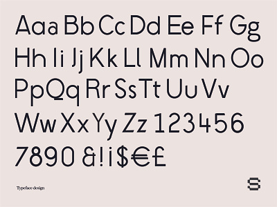 Typeface design sans serif typography