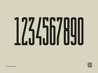 typeface01 | numbers digits sans serif typography