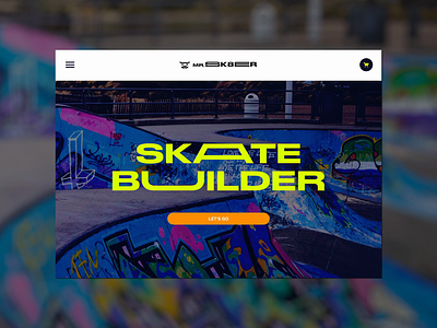 Mr.Sk8er: The skate builder app 3d e-commerce skate ui ux