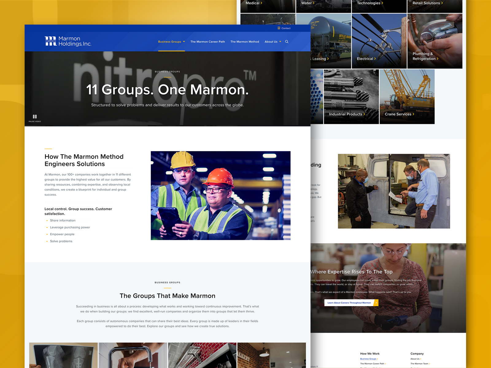 Marmon Holdings, Inc. - Busines Groups page by Brian Lueck for Orbit ...