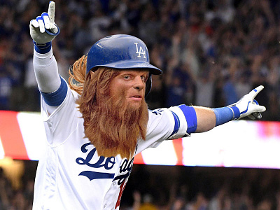 Justin "Teen Wolf" Turner baseball chicago cubs dodgers funny los angeles nlcs photoshop