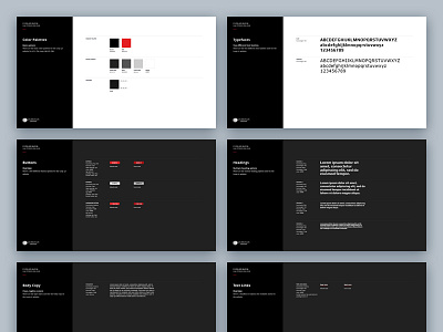 Website Style Guide black button clean color design layout red style guide text typography ui website
