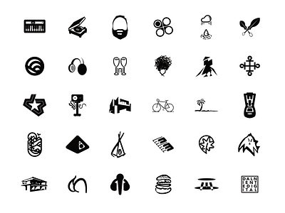Logo Collection 1 - 2017 affinity designer branding design graphic illustrator logo logos microsoft windows monochrome serif surface pro thick line