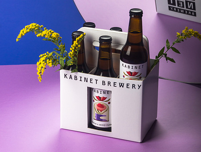 Label Illustration for Kabinet Brewery alice in wonderland beer label brewery collage design flowers illustration kabinet melisa