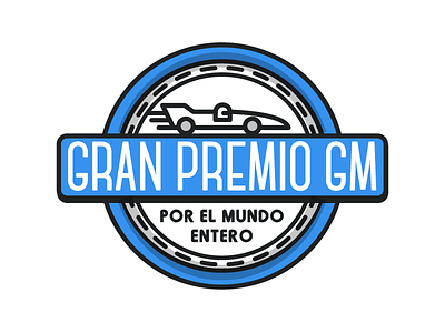 Logo/ Gran Premio GM 2d design flat graphic icon logo