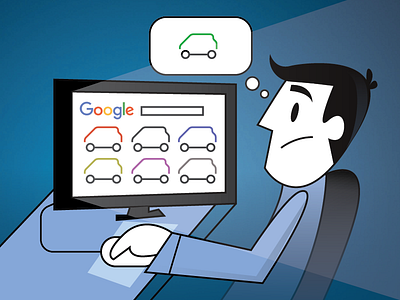 CarroFinder car character computer google illustration