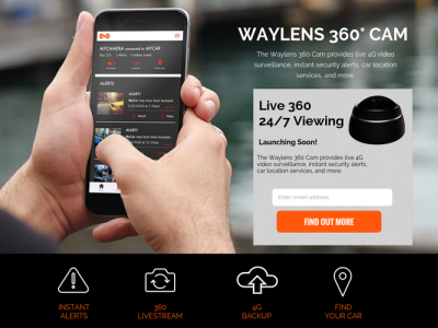 Waylens 360 Cam Concept concept design ui ux