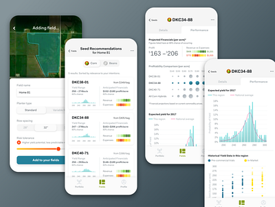 Seedfinder agriculture analytics data visualization dataviz farming science