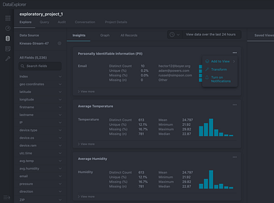 Data exploration data data management enterprise exploration