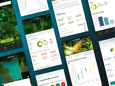 Field Manager agriculture data visualization farming mobile