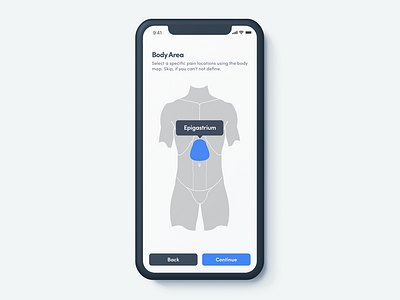 Proactive Health ai doctor health healthcare interface ios iphone x medical minimal ui ux