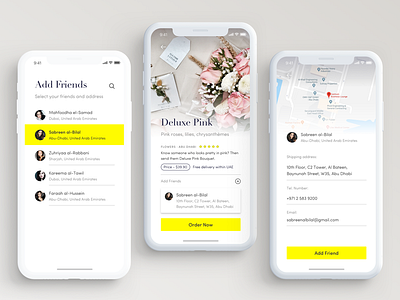 Gifty app ecommerce gift ios iphone x iphonex mobile shopping social ui user experience ux