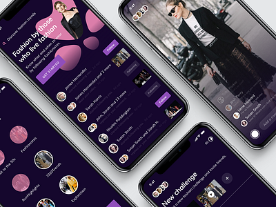 Fashionista app apple clothes design fashion influencers ios iphone iphonexs mobile mobileapp streetwear trends ui ux