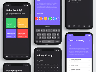 Done ai apple appledesign design diary goal interface ios iphone iphonexs planner product design productivity tasker ui user experience ux