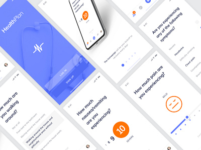 HealthPlan app apple clean healthcare healthtech healthy hospital interface ios iphone lifestyle medical minimal monitor product design surgery tracking ui user experience ux