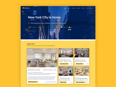StreetEasy Redesign apartment clean design estate house housing interface minimal product design property real estate rentals sales ui user experience user interface ux uxui web web design
