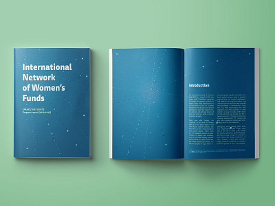 INWF Activities Report 2015 art direction editorial design graphic design ngo