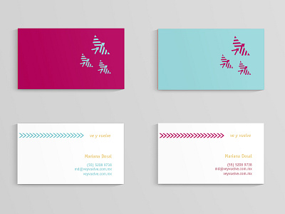 Ve y Vuelve branding graphic design logo stationery travel