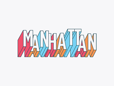 Manhattan Geofilter block geofilter manhattan new york ny snapchat typography