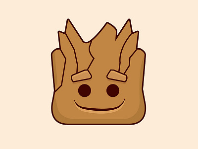 I am Groot baby cute emoji face groot guardians of the galaxy smile