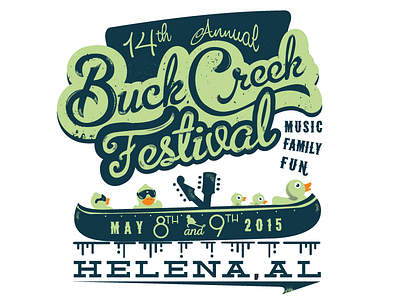 Loser al buck creek festival canoe ducks grunge helena music type vector waterfall
