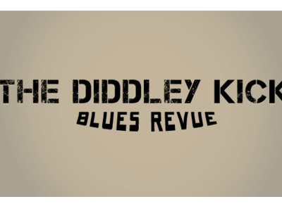 The Diddley Kick band blues logo music texture type