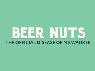 Yep. beer classy disease logo nuts type