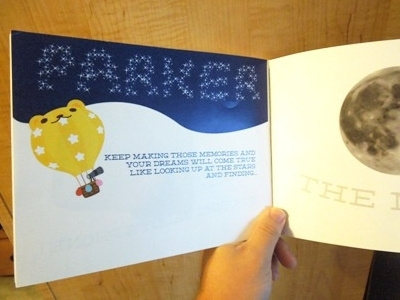 Book for my boy balloon book boys cute illustration kids moon print stars vector