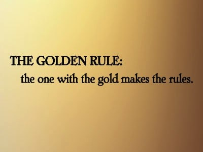 The Golden Rule font gold quote simple the golden rule type typography