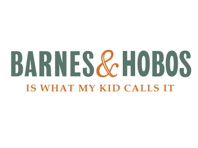 Barnes & Hobos barnes noble books a million bookstore font funny hobos logo logotype