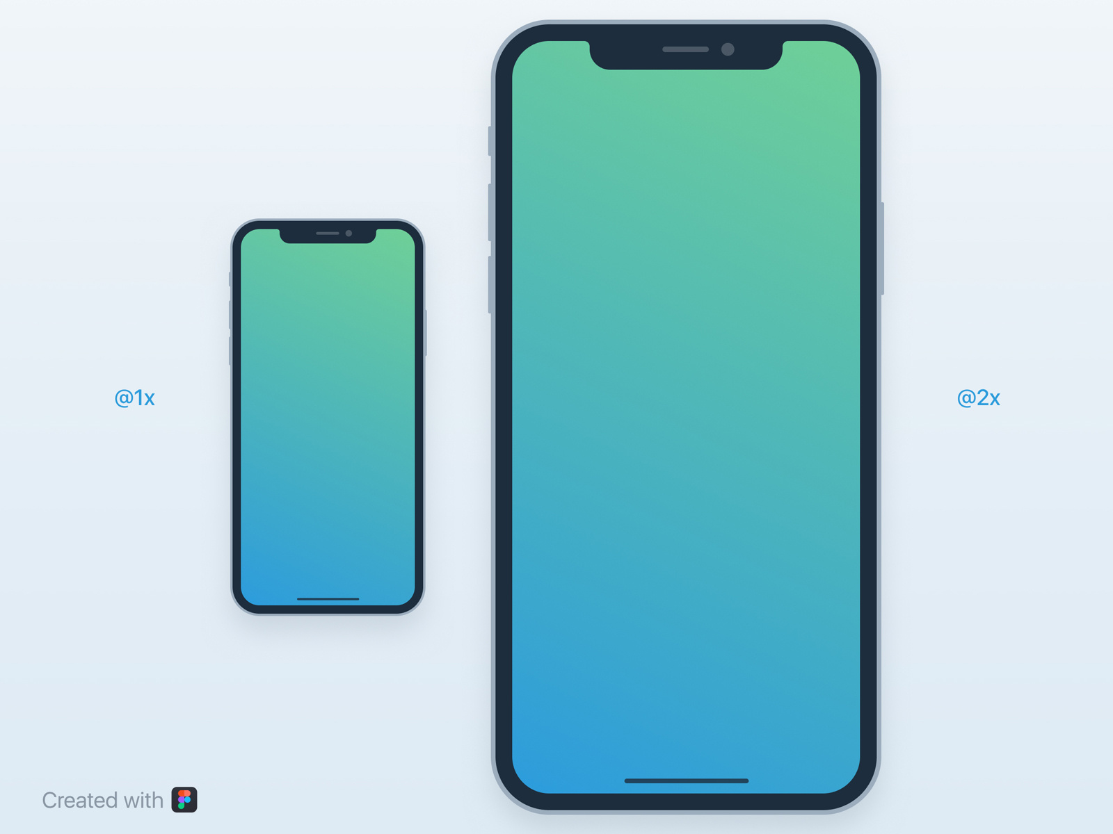 Download Freebie iPhone X mockup for Figma by Goran Tomičić on Dribbble