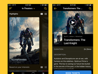 Movie App Animation by Goran Tomičić on Dribbble