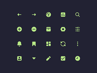 Icon Set design icon design icons set material design ui user interface