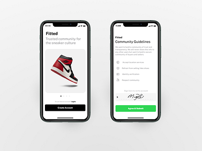 Sneaker App hypebeast ios jordan mobile app nike sneaker tech ui uiux