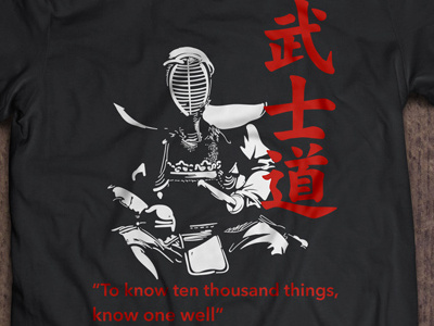 To know ten thousand things illustration kendo kenjutsu martial arts musashi