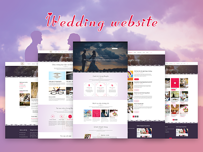 Wedding website ui ui ux design website design