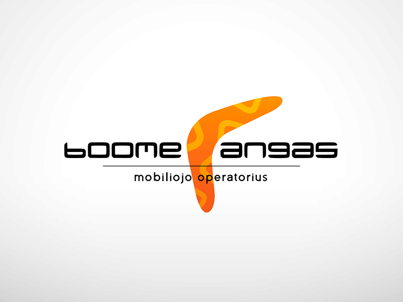 Boomerang Logo branding font logo logotype mark typography