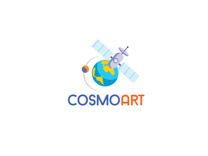 CosmoArt Logo ver.2 branding font logo logotype mark symbol typography