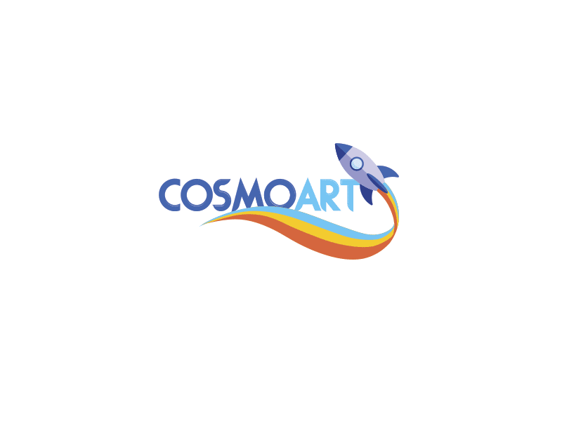 CosmoArt Logo ver.1 branding font logo logotype mark symbol typography