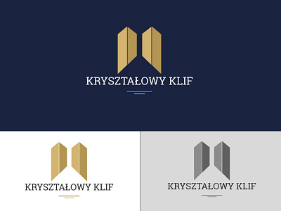 Kryształowy Klif Logo / Concept 1.0 branding design emblem identity logo logotype symbol visual identity