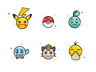 Mbe Pokemon Illustrations cool designers graphic illustrations mbe pokemon style