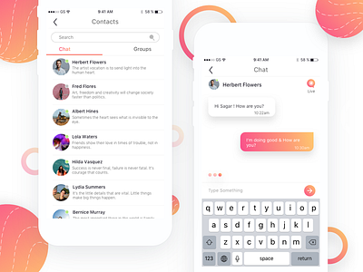 Messaging App Ui Visuals