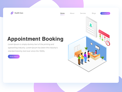 Appointment Booking appointment booking date doctor hospital isometric people time ui ux