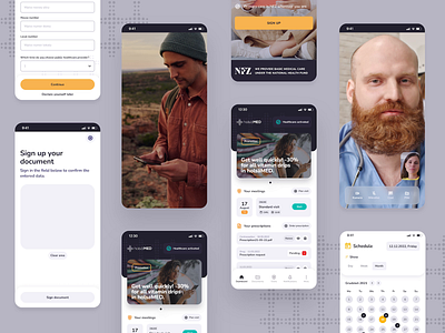 Public healthcare app for holsäMED animation design great health healthcare holsämed interactive katowice medical poland ui ux