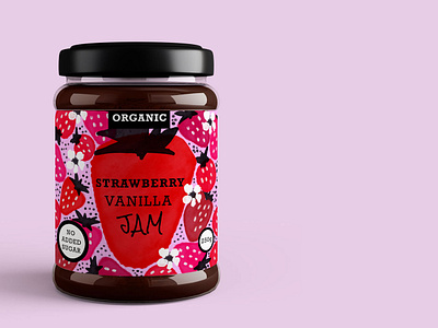 Organic Jam Packaging and Label Design