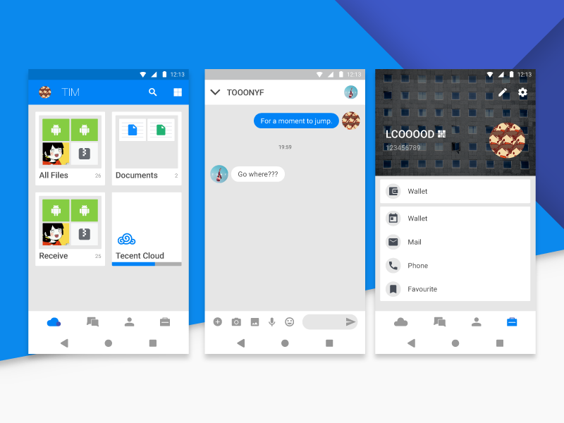 TIM app / ui redesign by LCOOOOD on Dribbble