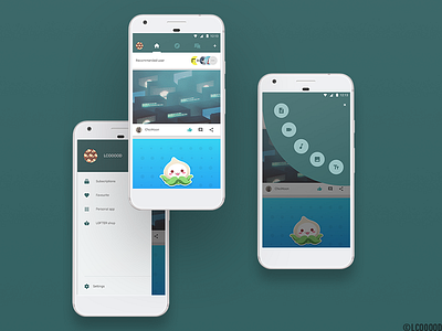 LOFTER APP Redesign app concept lofter materialdesign redesign ui